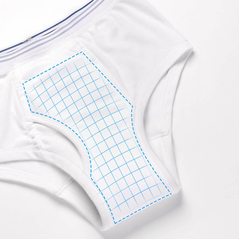 Men's Washable Incontinence Briefs with Fly - M65